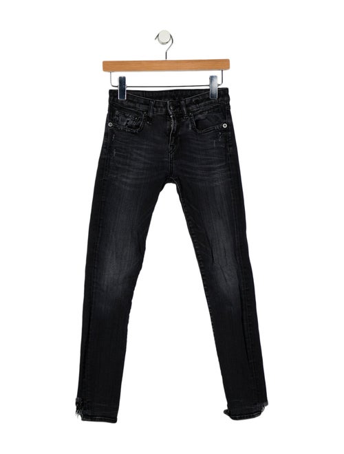 R13 Mid-Rise Skinny Leg Jeans