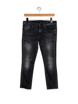 R13 Mid-Rise Skinny Leg Jeans