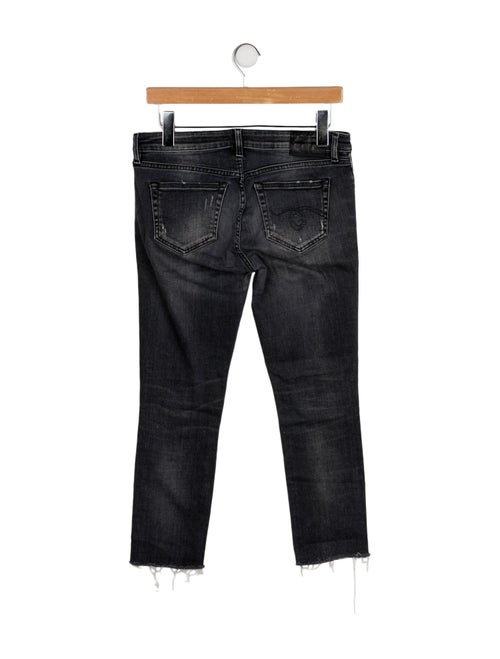 R13 Mid-Rise Skinny Leg Jeans