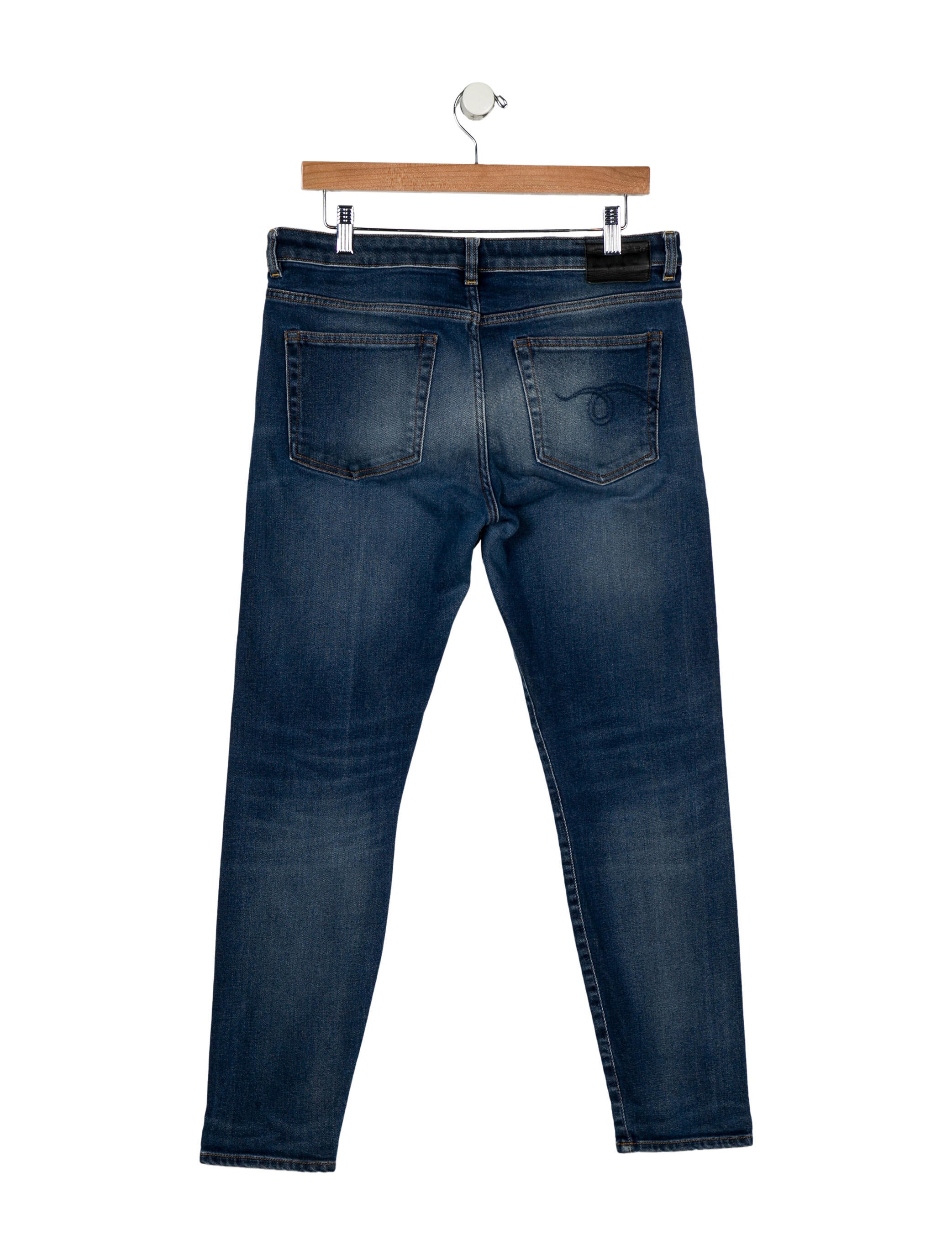 R13 Mid-Rise Skinny Leg Jeans