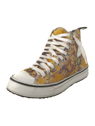 R13 Canvas Printed Sneakers