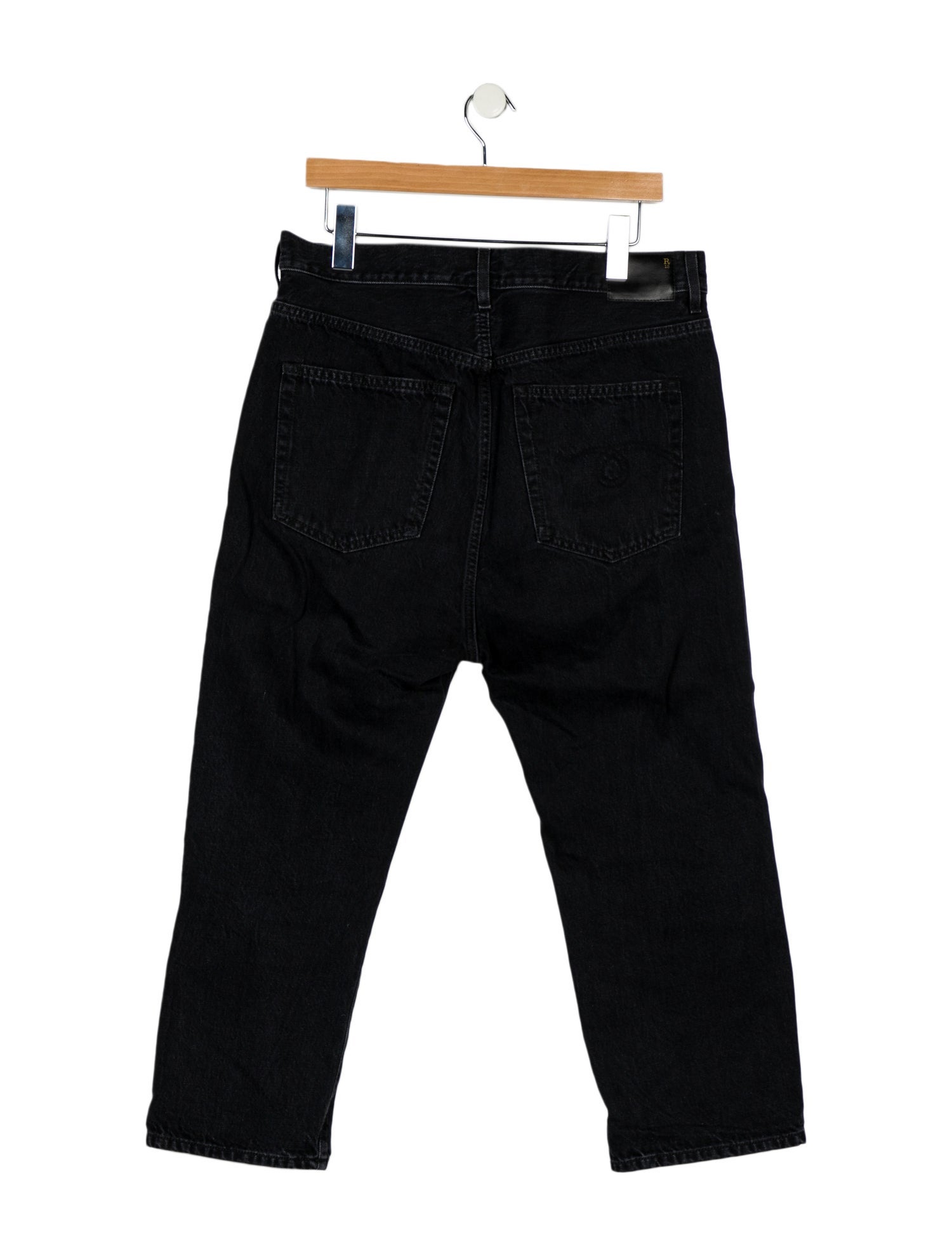 R13 High-Rise Straight Leg Jeans