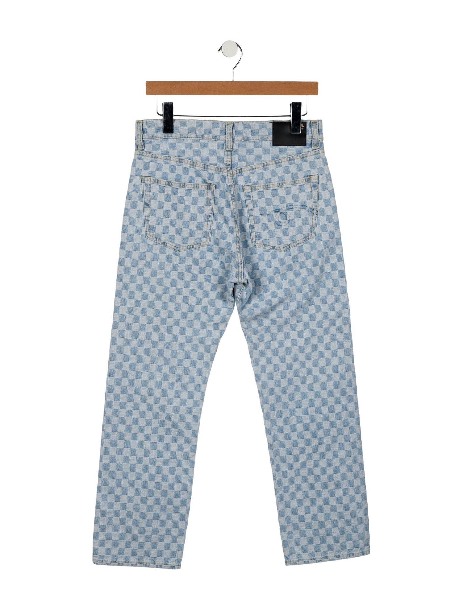 R13 High-Rise Straight Leg Jeans