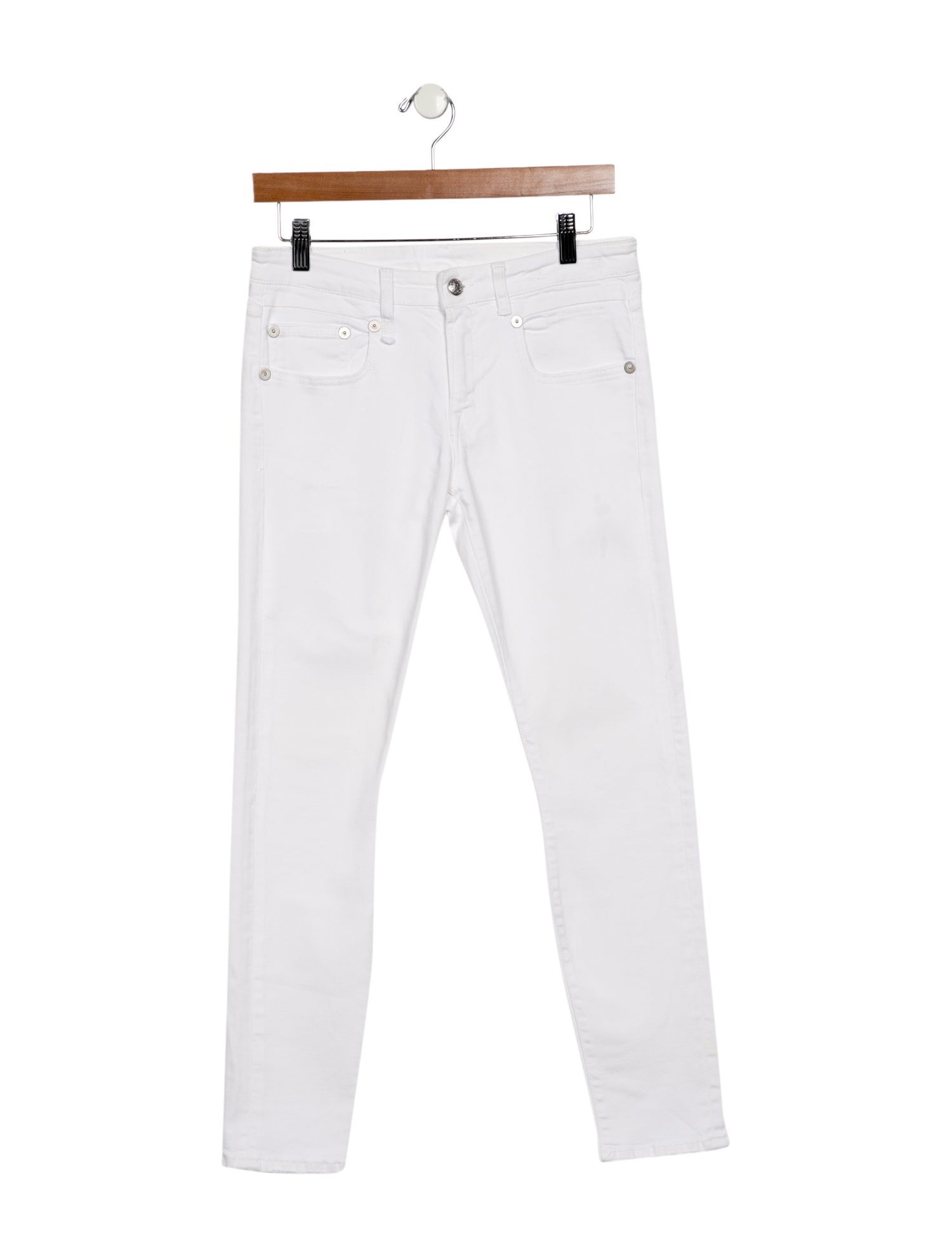 R13 Mid-Rise Skinny Leg Jeans