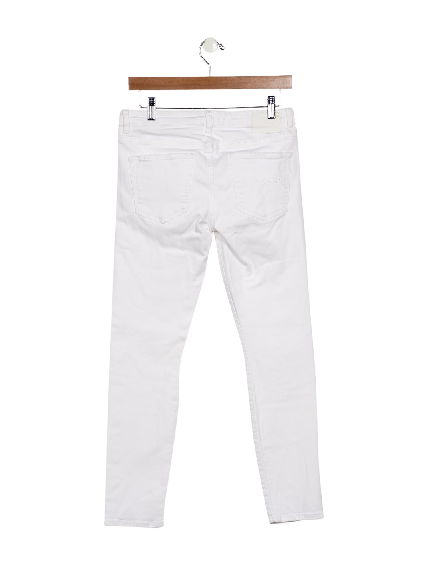 R13 Mid-Rise Skinny Leg Jeans