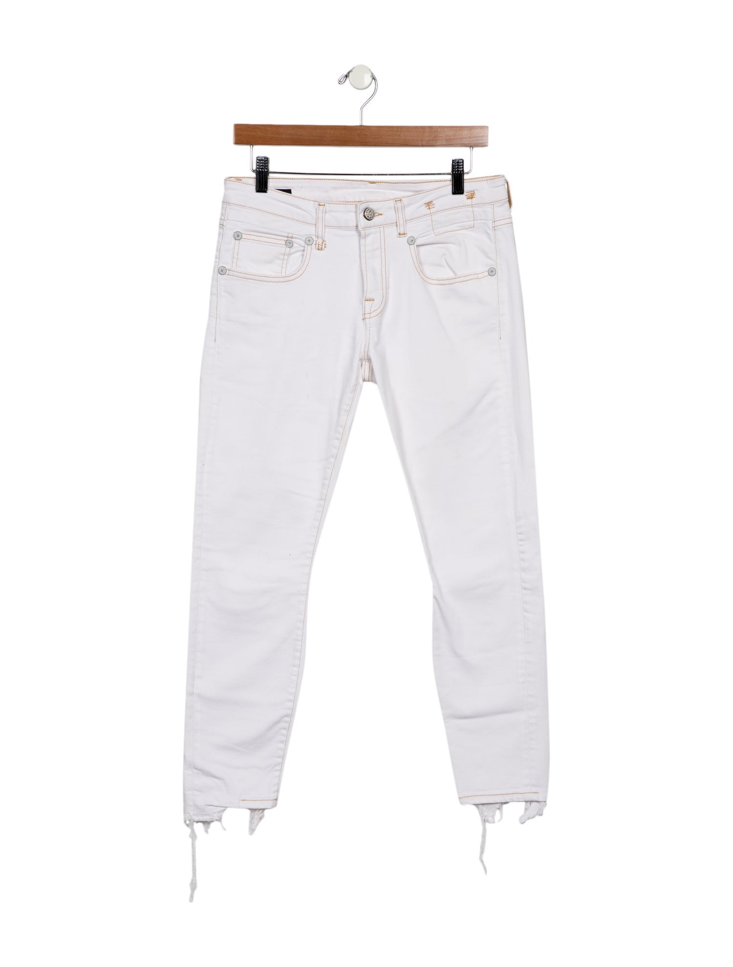 R13 Mid-Rise Skinny Leg Jeans