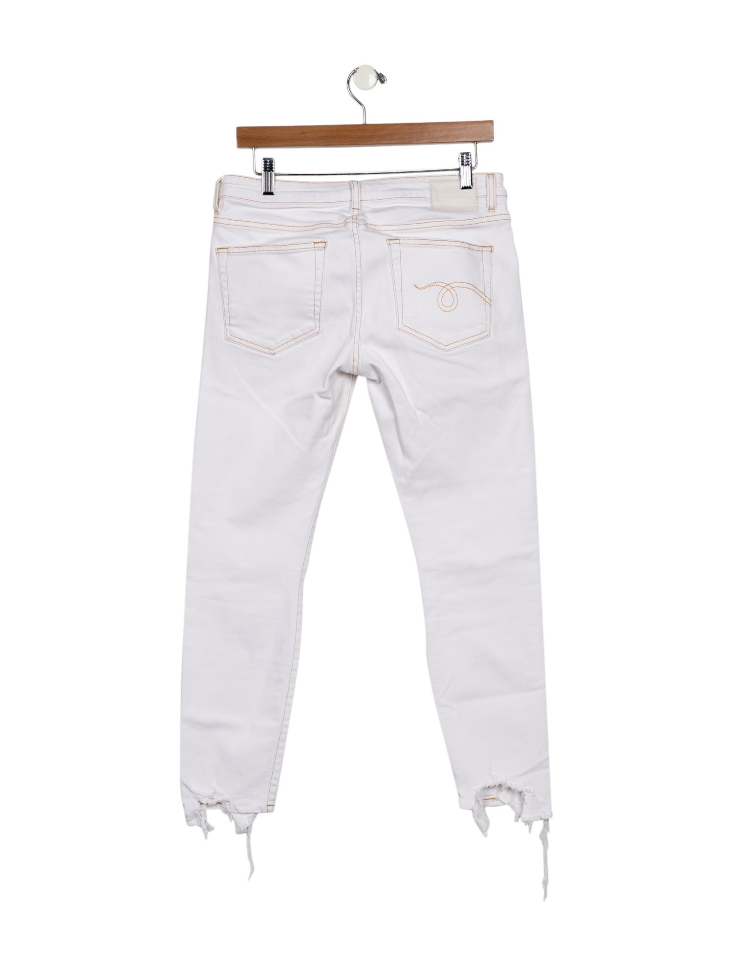 R13 Mid-Rise Skinny Leg Jeans