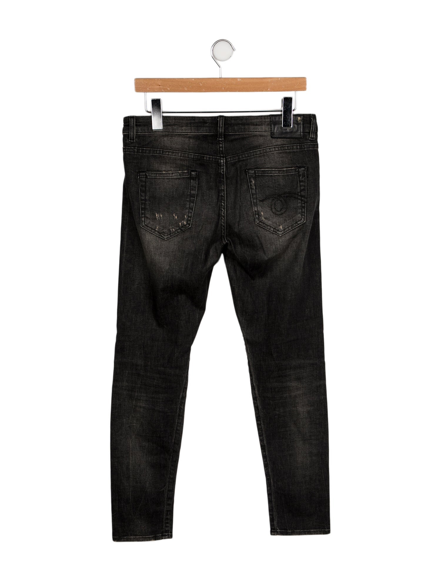 R13 Low-Rise Skinny Leg Jeans