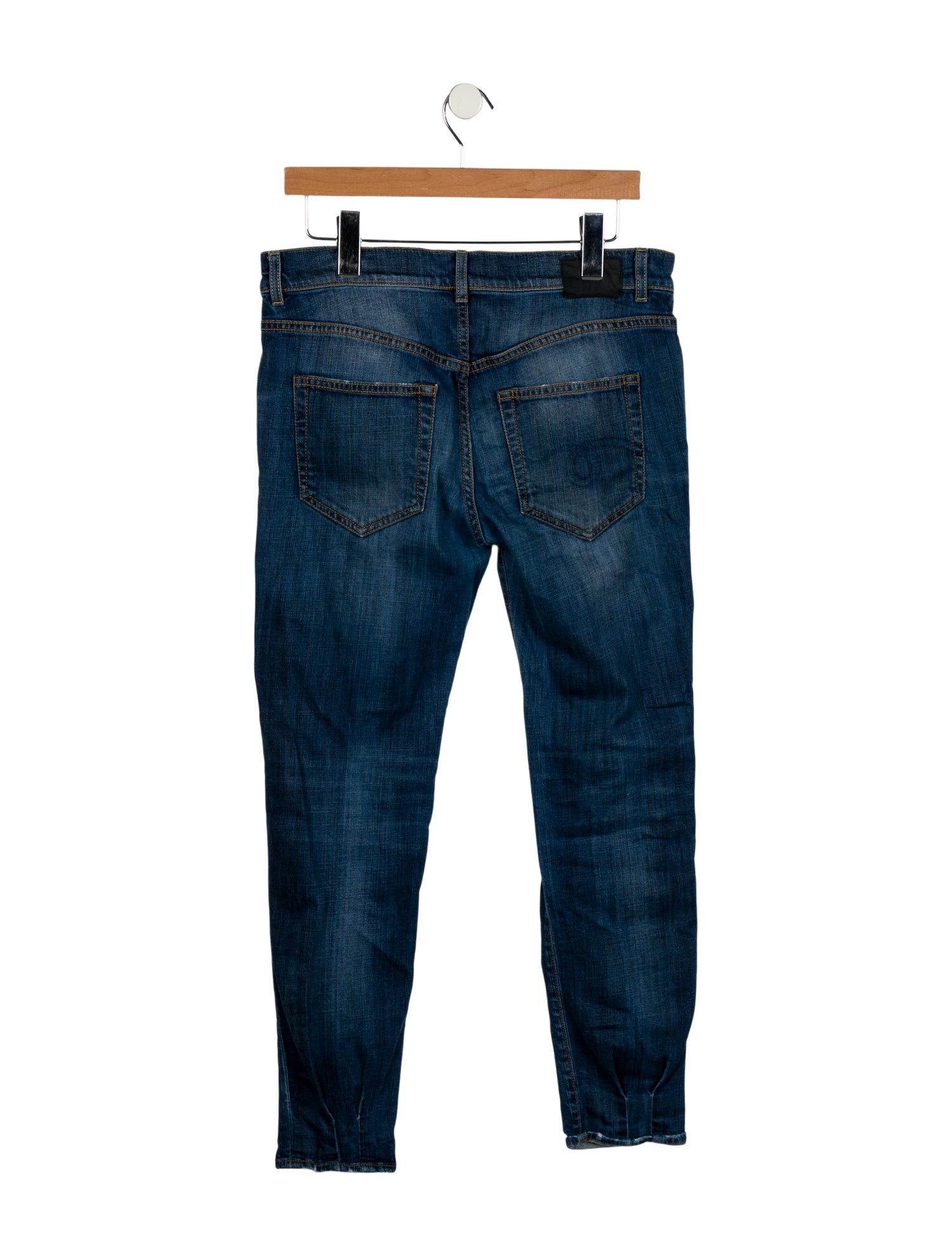 R13 Mid-Rise Skinny Leg Jeans