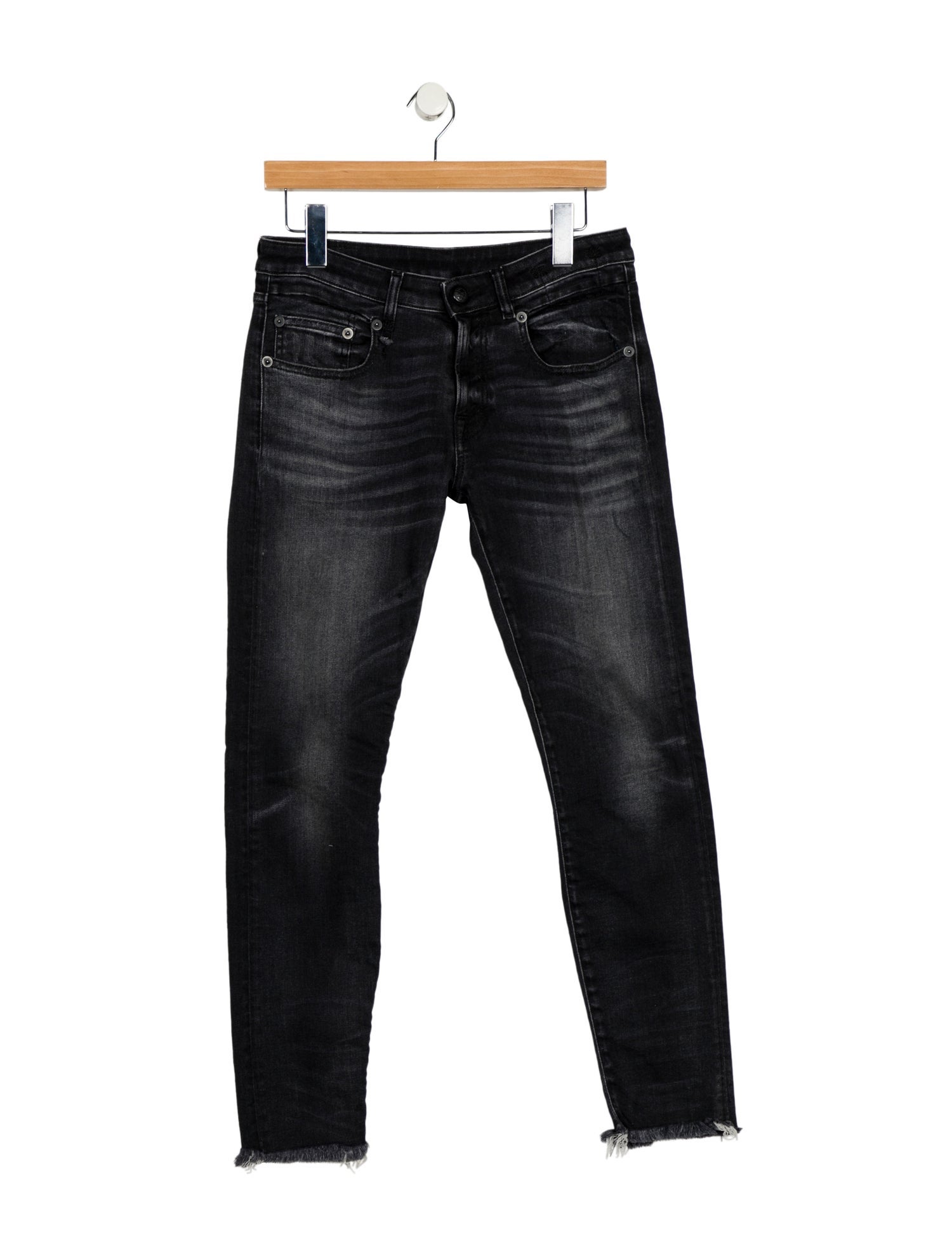 R13 Mid-Rise Skinny Leg Jeans