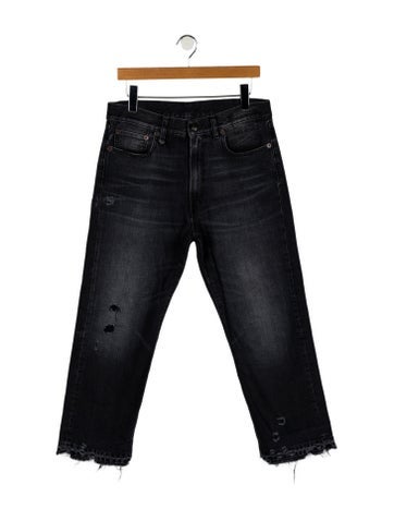 R13 Jeans High-Rise Straight Leg S