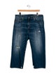 R13 High-Rise Straight Leg Jeans