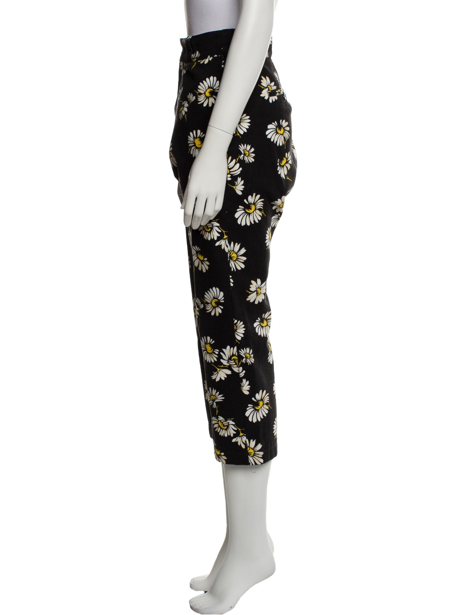 R13 Floral Print Straight Leg Pants