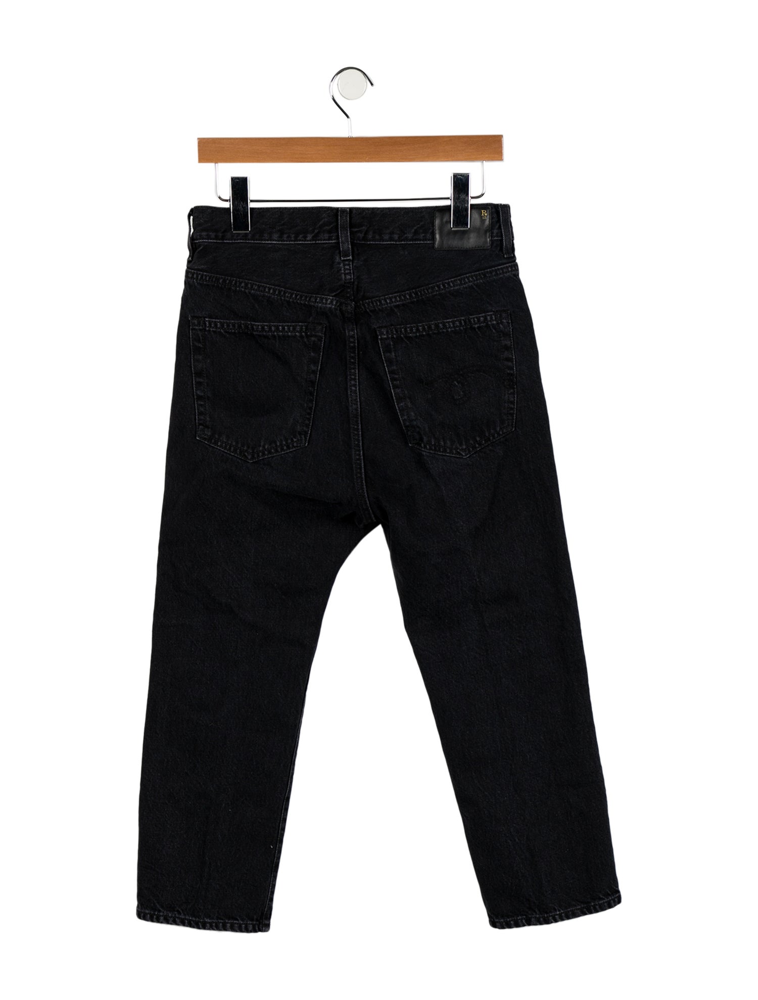R13 High-Rise Straight Leg Jeans