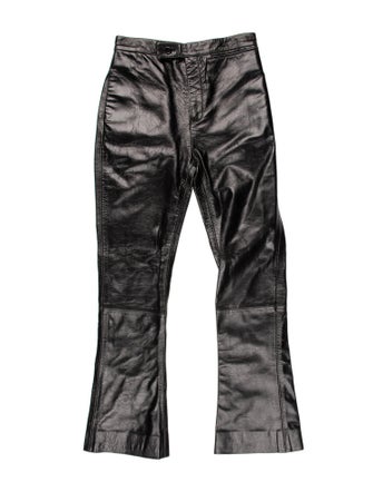 R13 Leather Straight Leg Pants