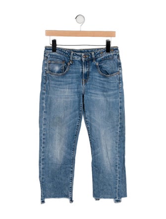 R13 Mid-Rise Straight Leg Jeans