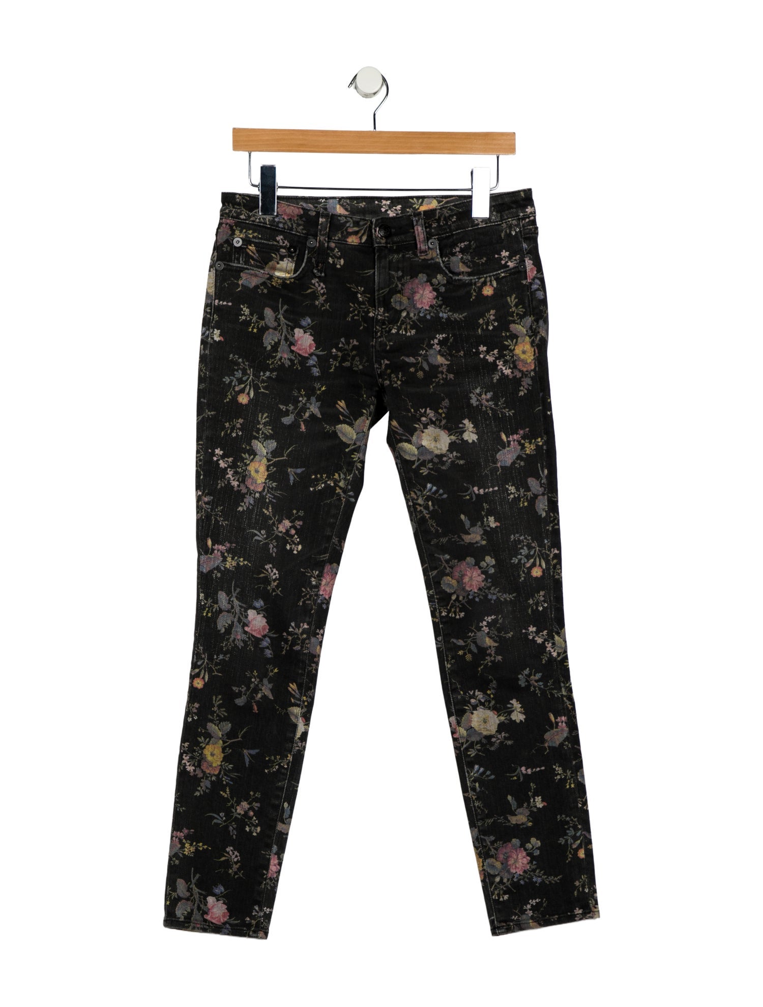 R13 Low-Rise Skinny Leg Jeans