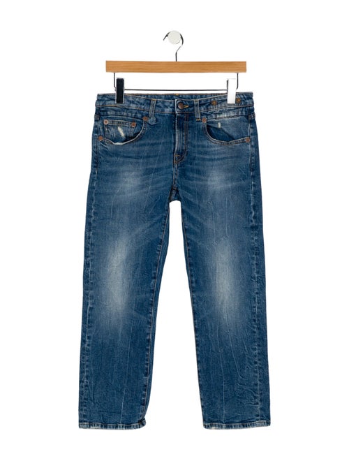 R13 Mid-Rise Straight Leg Jeans