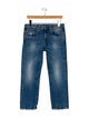 R13 Mid-Rise Straight Leg Jeans