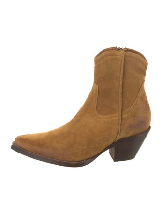 R13 Suede Western Boots