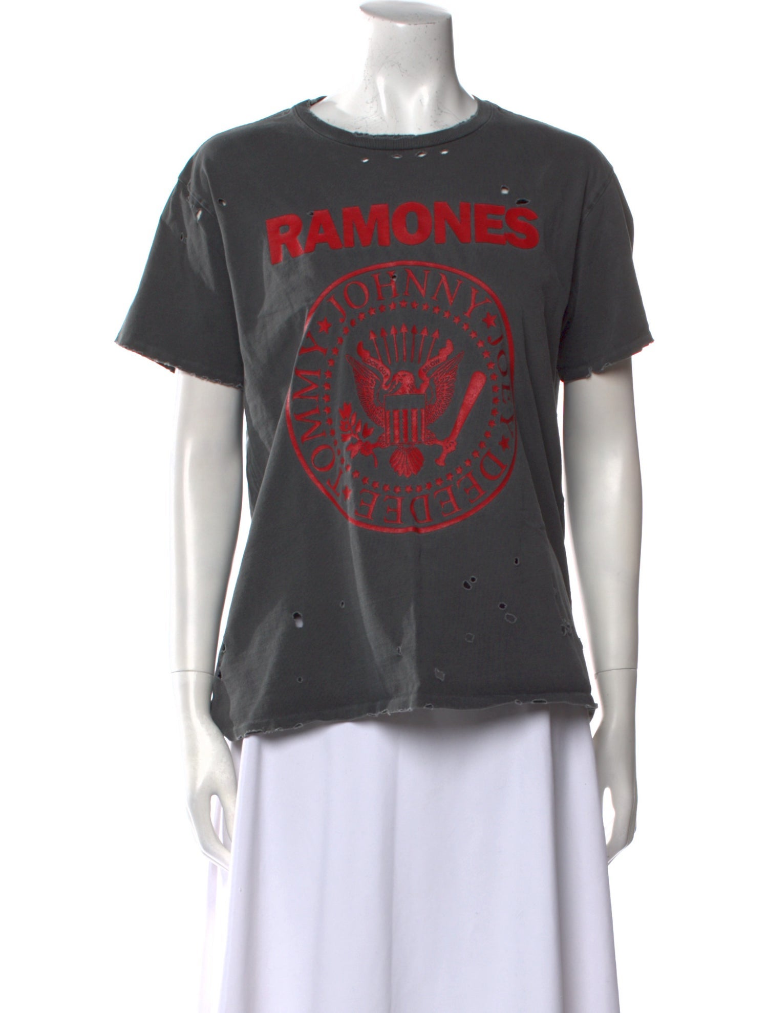 R13 Graphic Print Crew Neck T-Shirt