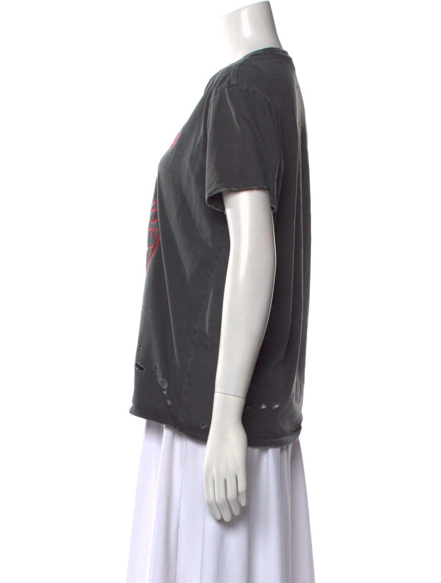 R13 Graphic Print Crew Neck T-Shirt