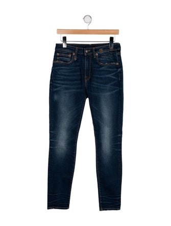 R13 Mid-Rise Skinny Leg Jeans