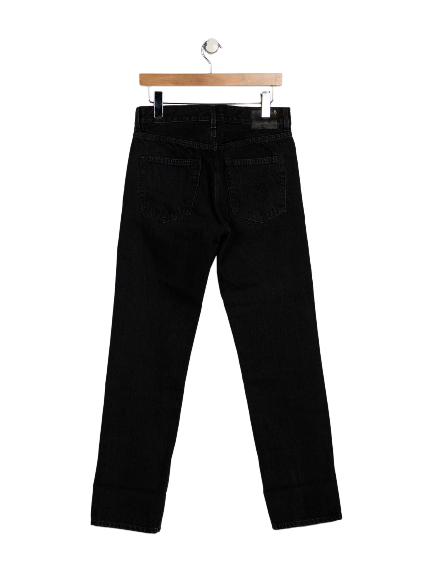 R13 Mid-Rise Straight Leg Jeans