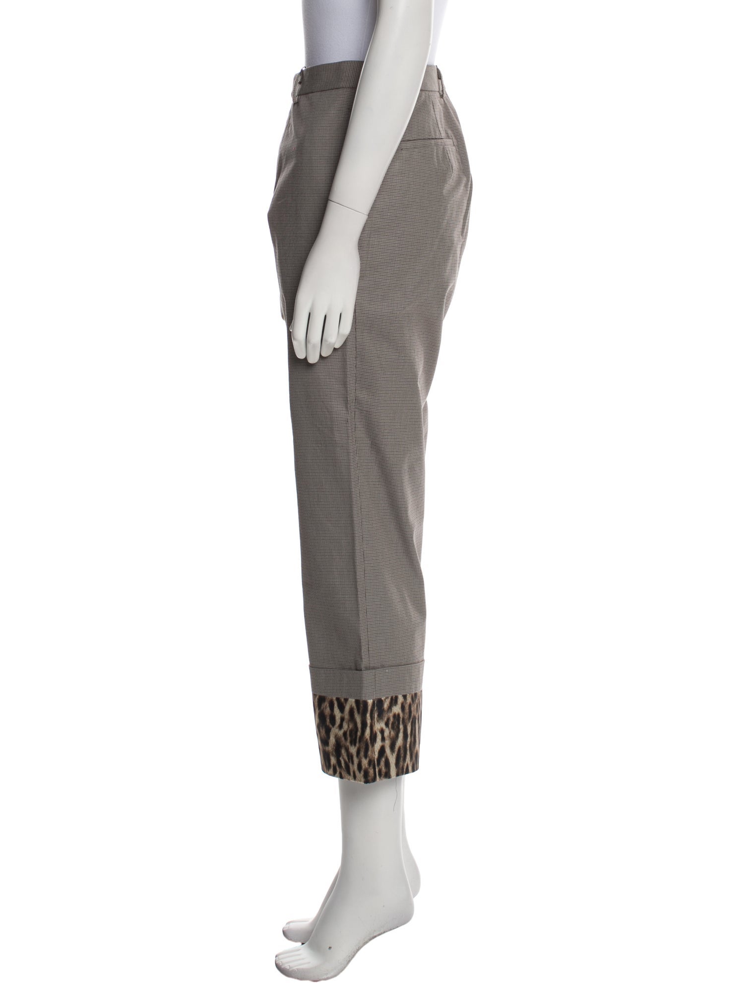 R13 Plaid Print Wide Leg Pants w/ Tags