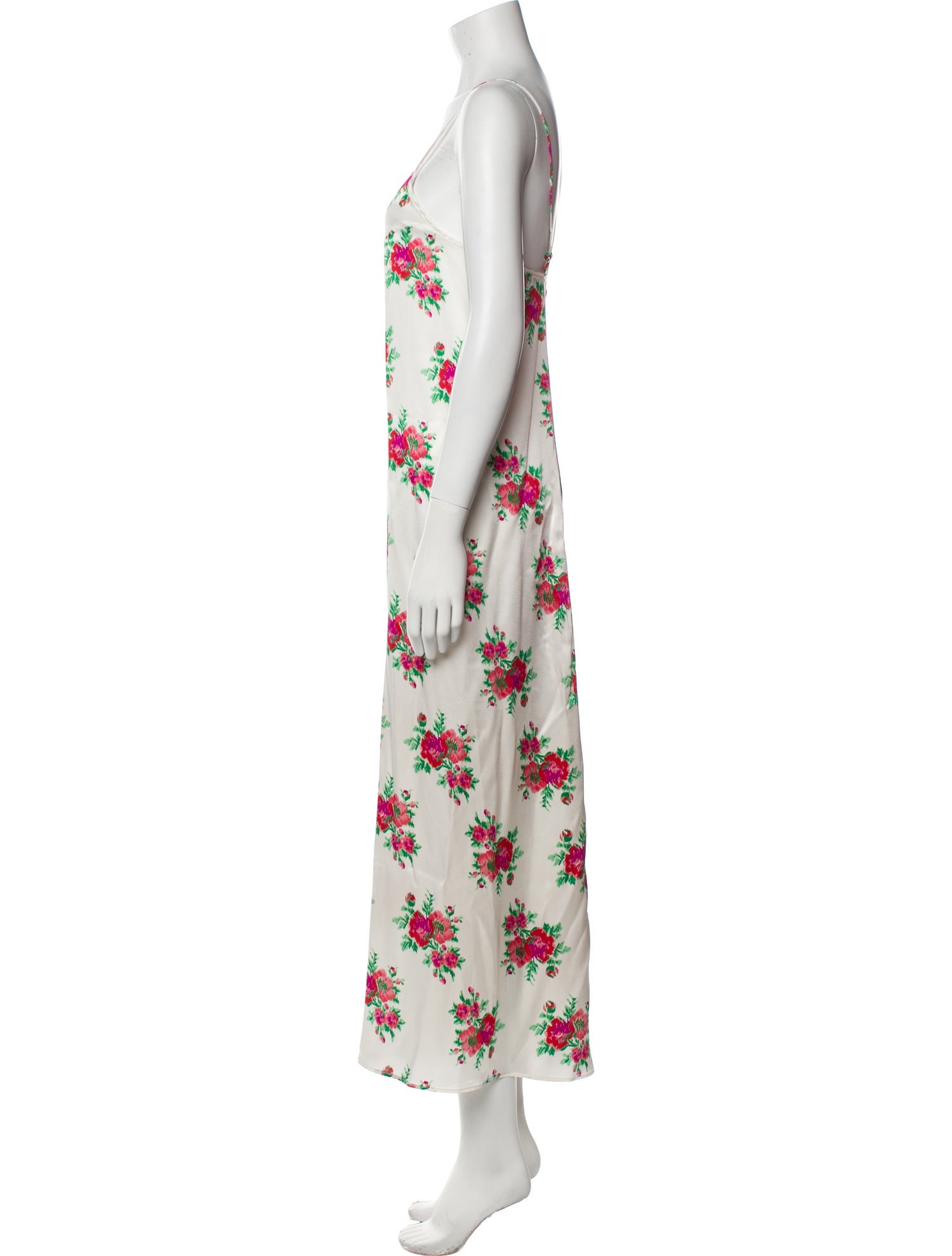 R13 Silk Long Dress