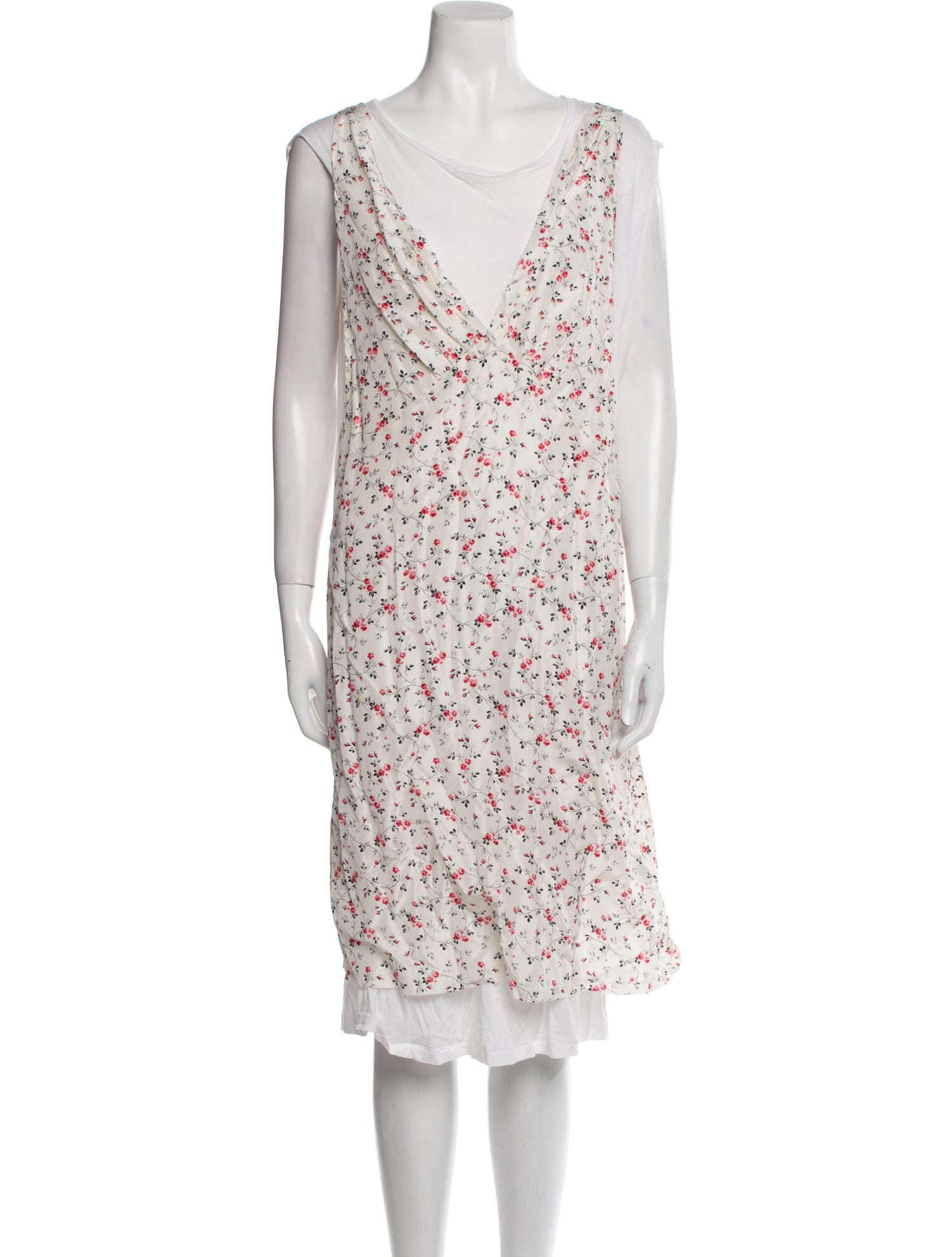 R13 Silk Knee-Length Dress