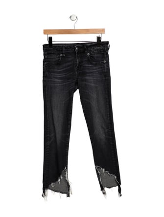 R13 Mid-Rise Skinny Leg Jeans