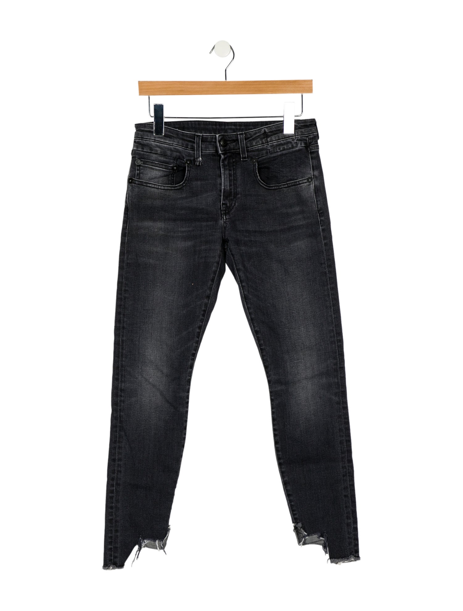 R13 Mid-Rise Skinny Leg Jeans