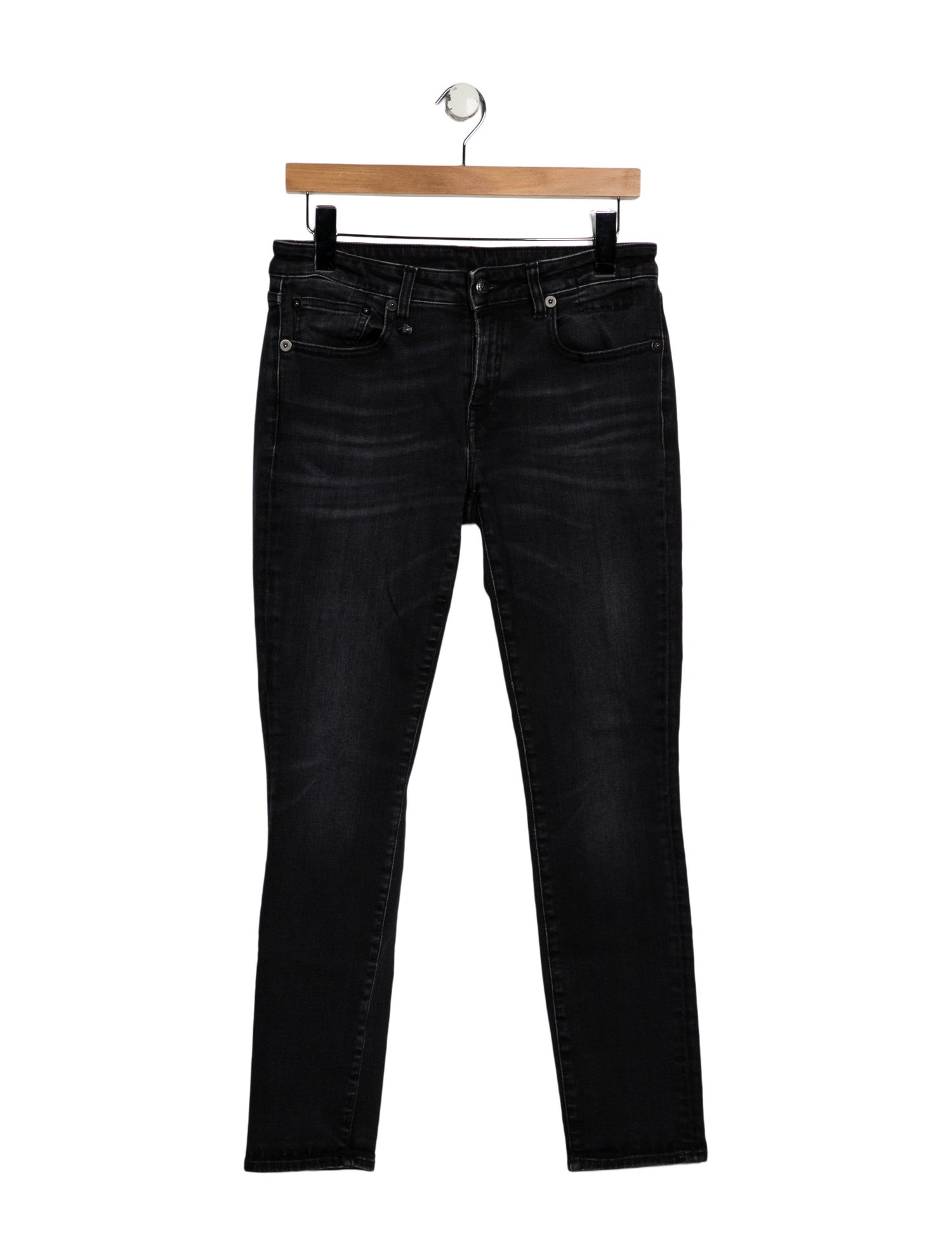 R13 Mid-Rise Skinny Leg Jeans