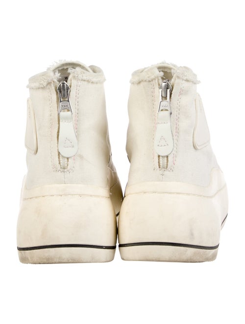 R13 Canvas Striped Sneakers