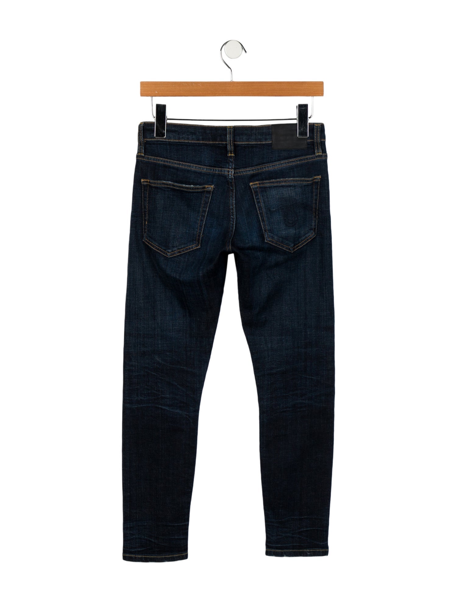 R13 Mid-Rise Skinny Leg Jeans