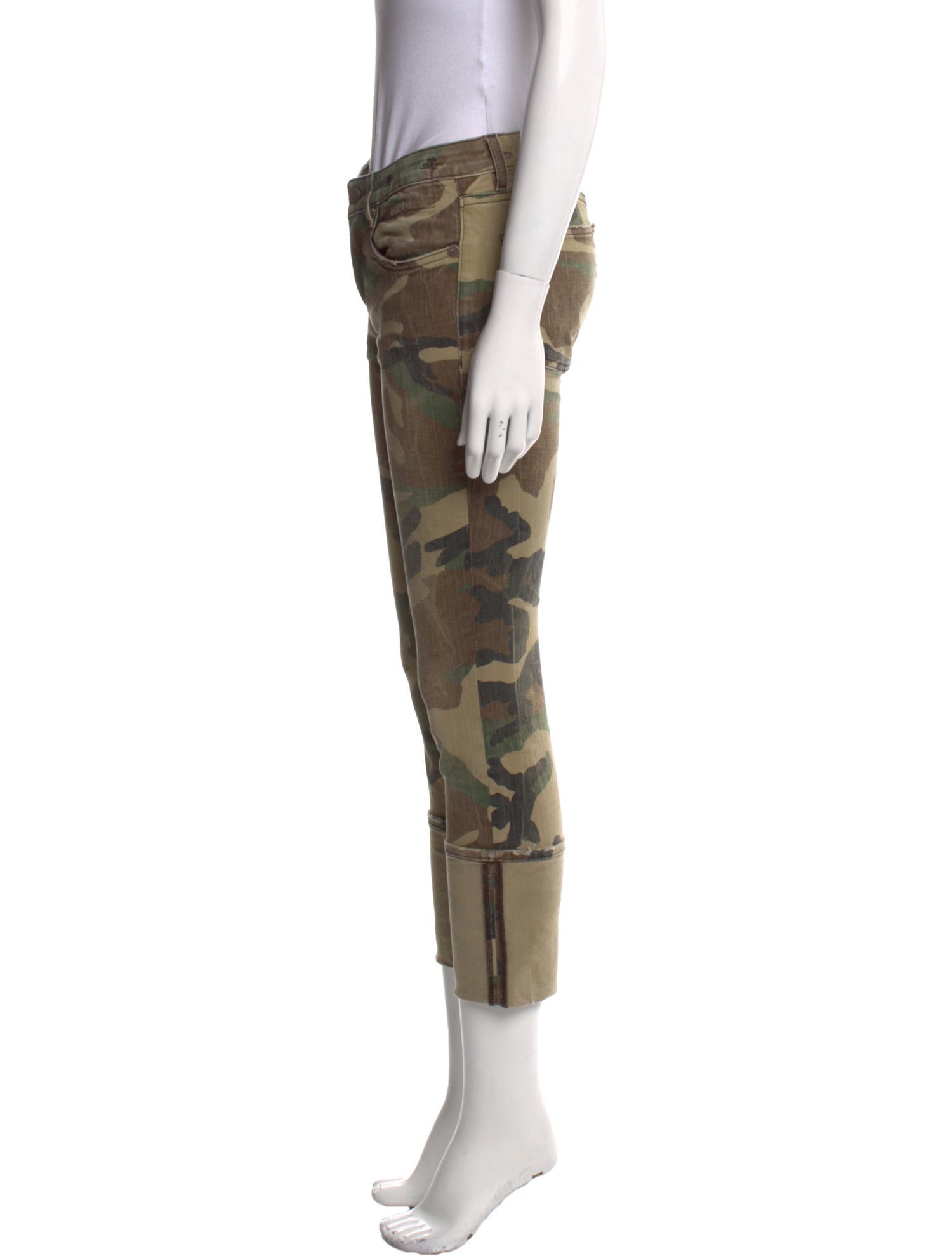 R13 Printed Straight Leg Pants