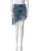 R13 Distressed Accents Mini Skirt