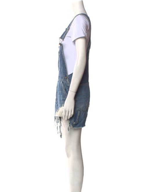 R13 Square Neckline Romper