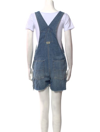 R13 Square Neckline Romper