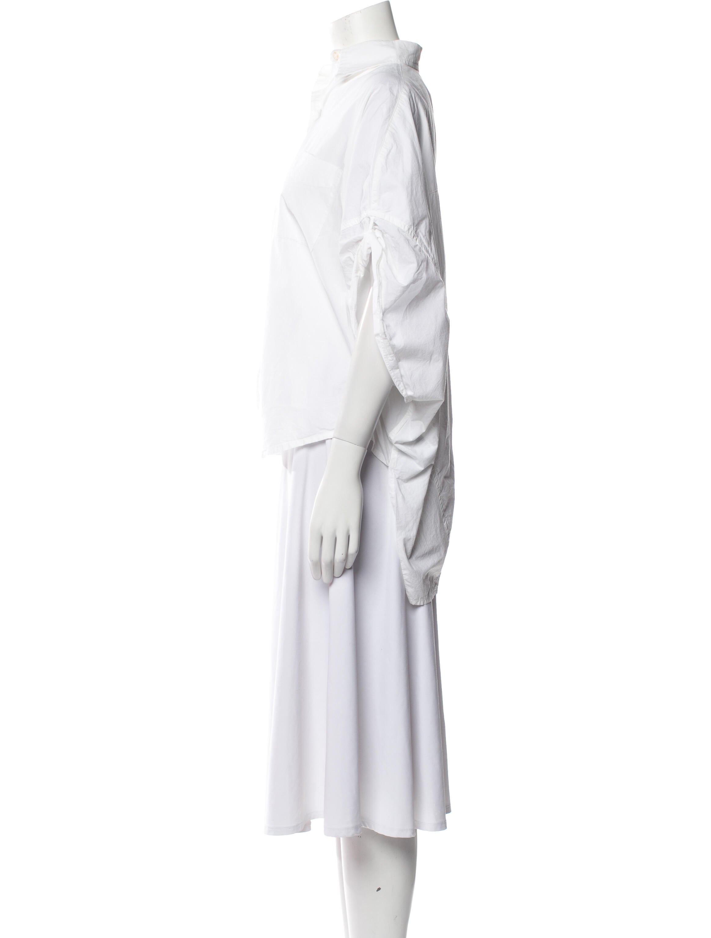 R13 Short Sleeve Button-Up Top