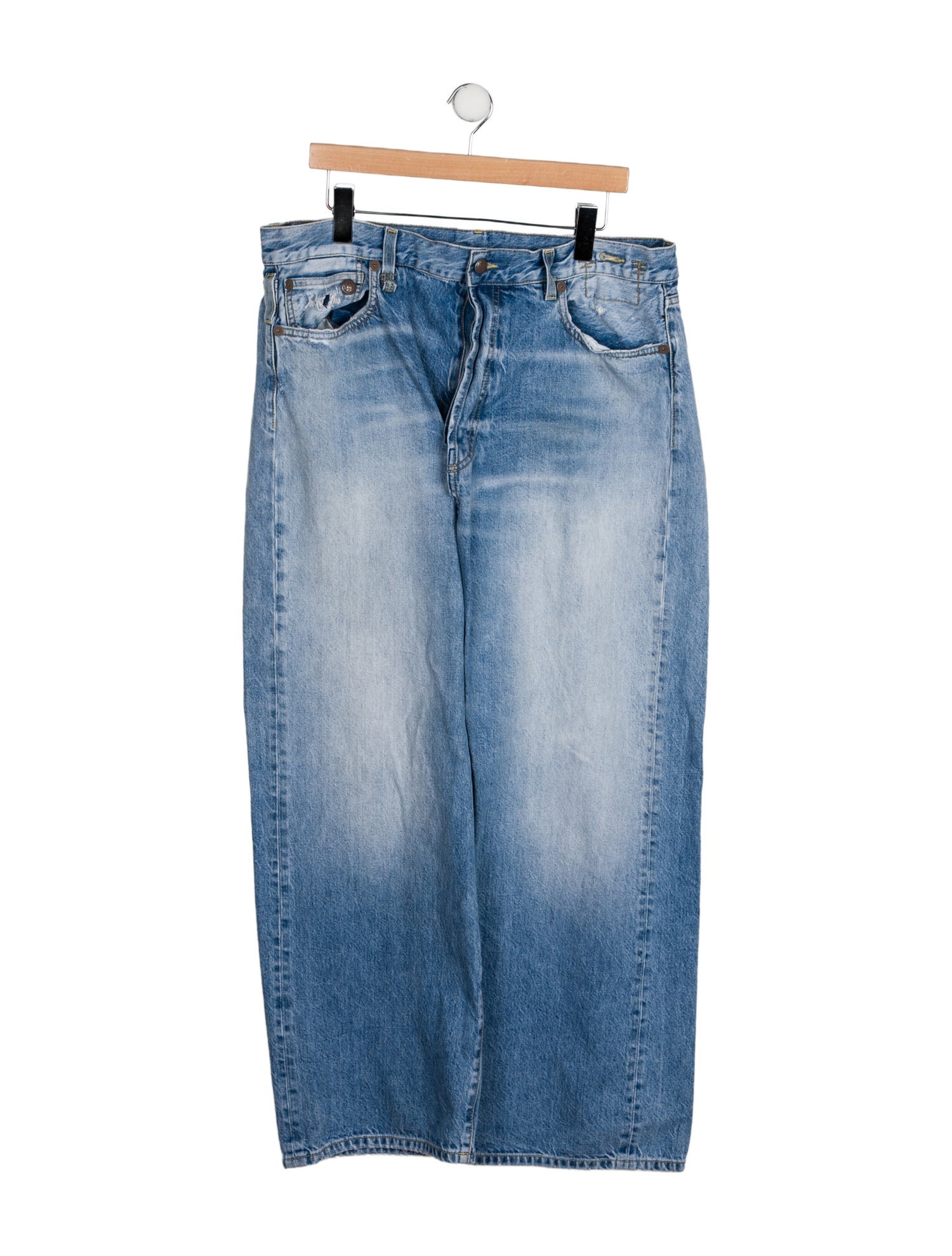 R13 High-Rise Wide Leg Jeans