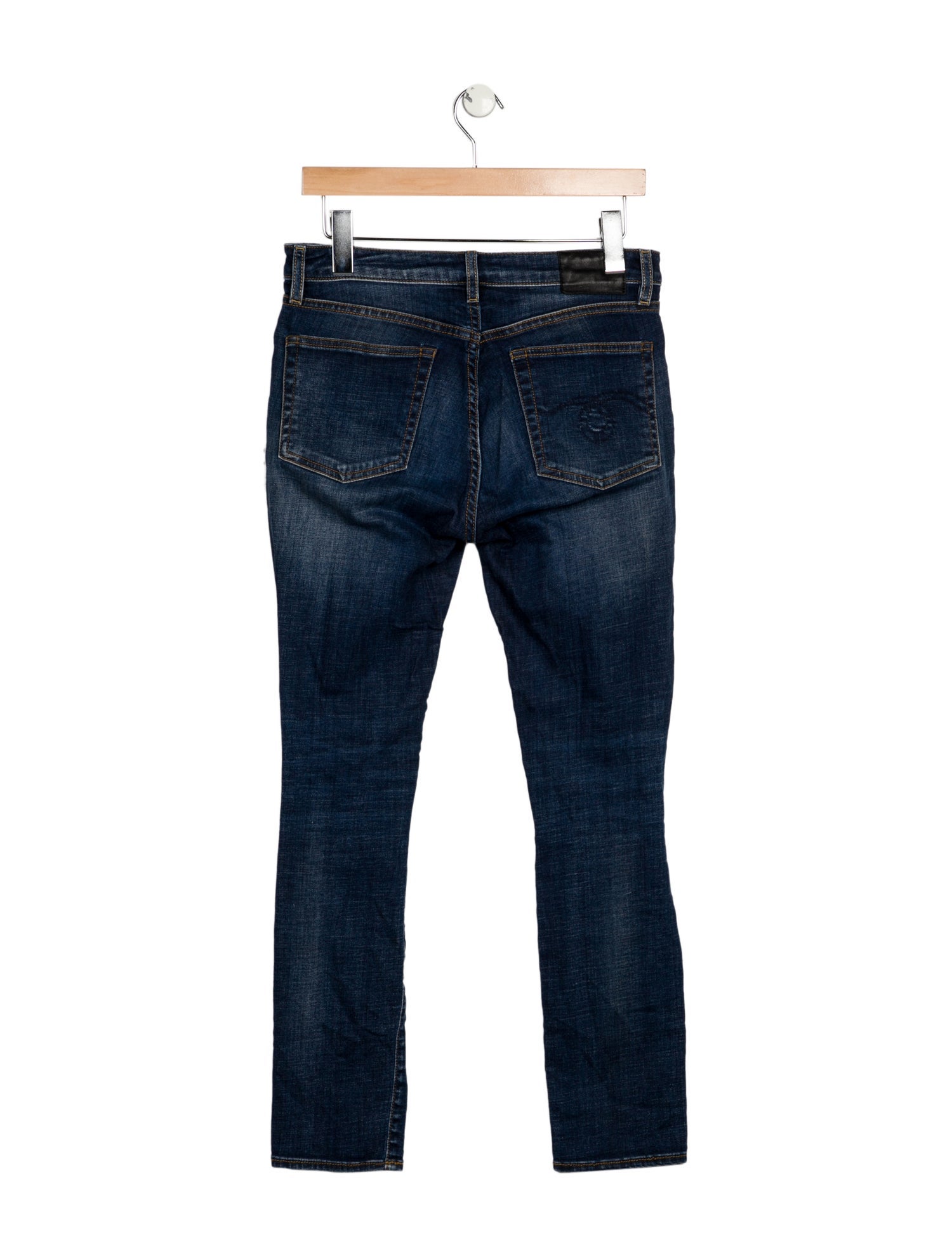R13 Mid-Rise Skinny Leg Jeans