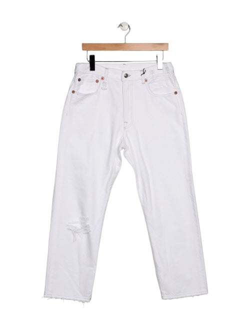 R13 High-Rise Straight Leg Jeans