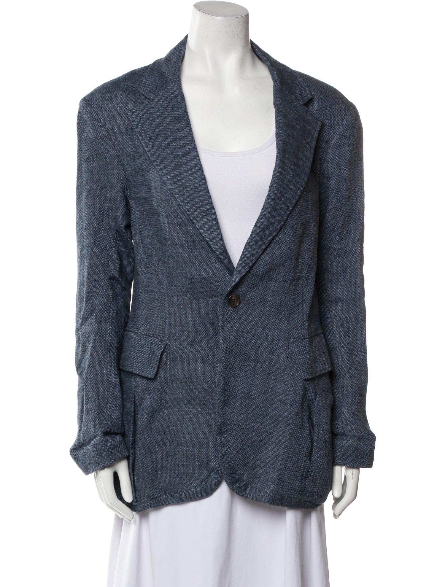 R13 Linen Tweed Pattern Blazer