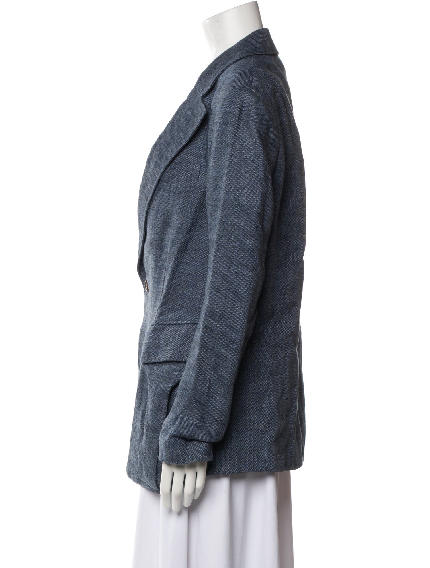 R13 Linen Tweed Pattern Blazer