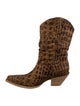 R13 Canvas Printed Western Boots