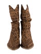 R13 Canvas Printed Western Boots