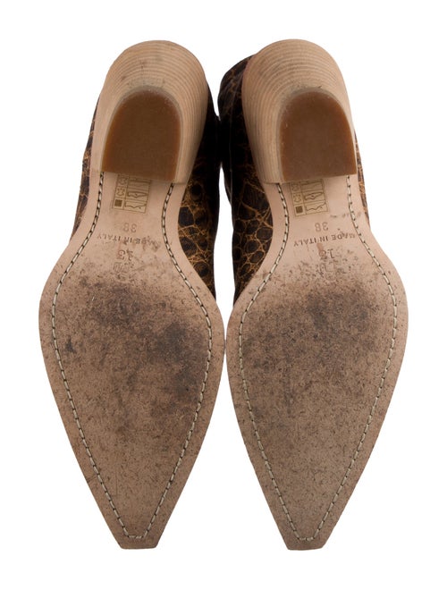 R13 Canvas Printed Western Boots