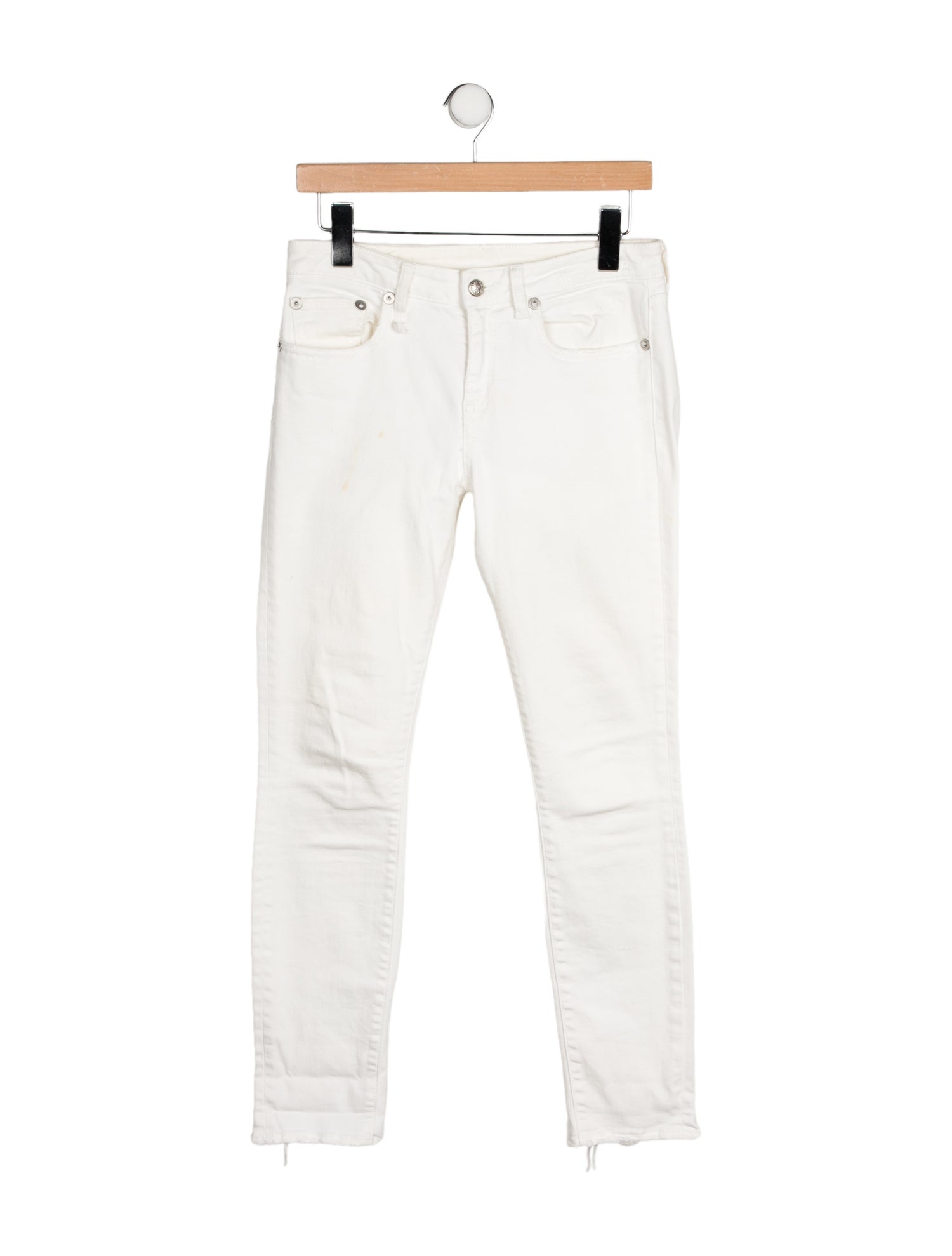 R13 Mid-Rise Skinny Leg Jeans